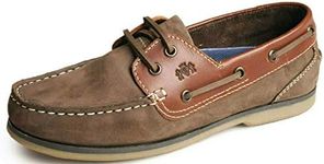 Womens Boat Shoes Deck Leather Nubu