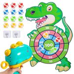 Happykidsclub Toys for 3-12 Year Old Boys, Kids Dart Board Set Dinosaur Toys for Boys Toys Age 3-12 Kids Toys Gifts for 3-12 Year Old Boys Toys Christmas Eve Gifts Garden Games Shooting Games for Kids