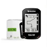 Bryton Rider 420 Wireless GPS Bike/Cycling Computer. Compatible with Bike Radar, 35hrs Long Battery Life, Navigation with Turn-by Turn Follow Track. Bluetooth ANT Bicycle Computer
