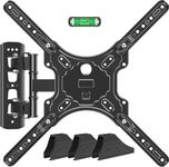 MOUNTUP Full Motion TV Wall Mount for Most 26-60 Inch TVs, Max VESA 400x400mm Wall Mount TV Bracket with Swivel Tilting Extension Level Adjustment for LED LCD Flat Curved TVs Up to 77 LBS, MU0018