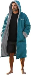 Malo’o Surf Parka Changing Robe – Waterproof & Windproof Sherpa Lined Swim Coat for Men & Women – Hooded Changing Robe for Surfing, Swimming, Beach & Outdoor Adventures