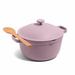 Our Place Perfect Pot - 5.2 L. Nonstick Ceramic Sauce Pan with Lid | Versatile Cookware for Stovetop and Oven | Steam, Bake, Braise, Roast | PTFE and PFOA-Free | Toxin-Free, Easy to Clean | Lavender