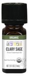 Aura Cacia Organic Essential Oil, Clary Sage, 0.25 Fluid Ounce