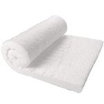 Ceramic Fiber Insulation, 1" Thick x 12" x 24", 2400F Fireproof Insulation Blanket, 3023E