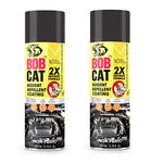 Shadow Securitronics BOB CAT Car Rat Repellent/Rodent Spray | 2X Advance Formula | Rat No Entry in Cars/Bike/Track | 200ml Rat Repellent Self Car & Vehicle Rat Control Repellent| Pack of 2