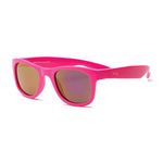 Real Shades Surf Sunglasses for Toddler Kid Youth 100% UVA UVB Protection, Polycarbonate Mirror Lenses, Unbreakable, Neon Pink, Toddler 2+