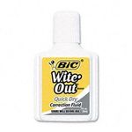 Wite-Out Quick Dry Correction Fluid, 20 ml Bottle, White, 1/Dozen by BIC