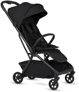 Silver Cross Nia Compact Travel Stroller - Cabin Approved - One-Hand Fold - Lie-Flat Seat - Lightweight - Suitable from Birth to 4 Years - Onyx
