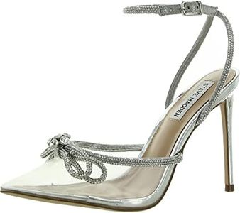 Steve Madden Women's Viable Pump, Clear, 8.5 US