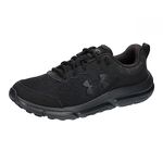 Under Armour Men's Charged Assert 10 Running Shoe, (002) Black/Black/Black, 10.5 Wide