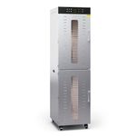KLARSTEIN Dehydrator – 4000W Commercial Food Dehydrator, 48 Stainless Steel Shelves, 2 Chambers, 30-90°C, 24h Timer, 6 Fans, Ideal for Fruits, Vegetables, Meat, Herbs, Silver