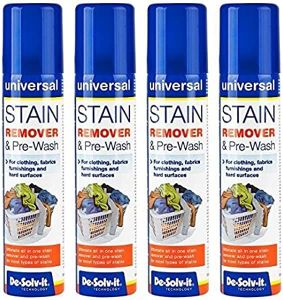 4 x De-Solv-it® Desolvit Stain Remover & Pre-Wash Spray 100ml for Clothing, Favrics, Furnishings and Hard Surface
