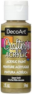 DecoArt Acrylic Paint, Spun Gold, 59 ml (Pack of 1)