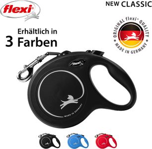 Flexi L Retractable Dog Leash, 8m – Black