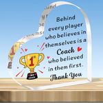 JMIMO Coach Gifts Soccer Football Coach Gifts Acrylic Thank You Gifts for Runner Baseball Softball Volleyball Coaches Gifts Gym Sports Cross Country Running Gifts Birthday Christmas Keepsake Present