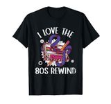 I Love The 80s Rewind Vintage 80s Cassette Tape Nostalgia T-Shirt