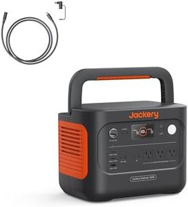 Jackery Explorer 1000 v2 Portable Power Station and Extension Cable,1070Wh LiFePO4 Battery,1500W AC/100W USB-C Output, 1 Hr Fast Charge, Solar Generator for Camping,Emergency (Solar Panel Optional)