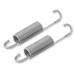 Gupo 4-1/2inch (2Pcs) Replacement Recliner Sofa Chair Mechanism Tension Spring - Long Neck Hook Style