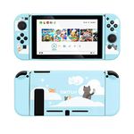 GeekShare Protective Case for Nintendo Switch, Soft TPU Slim Case Cover Compatible with Nintendo Switch Console and Joy-Con (Nebula Cat) [video game]