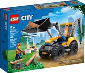 LEGO City Construction Digger 60385 Building Toy Set (148 Pcs),Multicolor