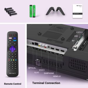 RCA 40" Roku Smart TV – Full HD LED Streaming Television