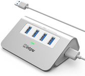 USB Hub, 4 Ports USB 3.0 Hub Multi USB Port Expander Dongle USB Extension Multiport Adapter with 3.3ft Cable USB Splitter for Laptop, PC, Xbox, Flash Drive, Printer, Camera, Keyborad, Mouse