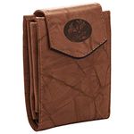 Buxton Mahogany Leather Heiress Convertible Billfold Wallet