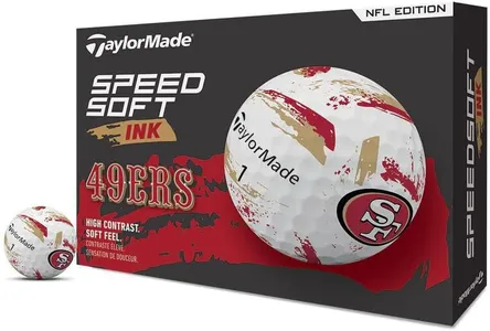 TaylorMade Golf Speed Soft Ink NFL San Fransico 49ers Dozen