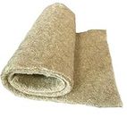 Growing mat Made of 100% Hemp, 100 x 40 cm, Approx. 1 cm Thick, mat Suitable for The Cultivation of e.g. Cress and Germ Buds (microgreens), 100% Biodegradable, Hemp mat