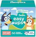 Pampers EasyUps Training Pants Pull On Disposable Diapers for Boys, Size 5 (3T-4T), 66 Count