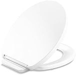 Kohler K-26802-0 Impro ReadyLatch Quiet Close Round Toilet Seat, White