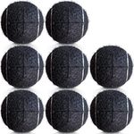 HPWFHPLF Precut Walker Tennis Balls, 8PCS Walker Glide Balls, Precut for Easy Installation, Heavy Duty Long Lasting Walker Gliders (Black)