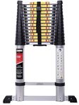 Aardwolf Quickfit Premium Hexagonal Coupling Design 7M / 23.6 FT Telescopic Aluminum Ladder|Premium Hexagonal Coupling Design|150kg Load Capacity|2-Year Warranty|Easy-to-Fix Replaceable Parts