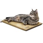 K&H Manufacturing Thermo-Kitty Mat 12.5-Inch x 25-Inch, 6-Watts, Mocha