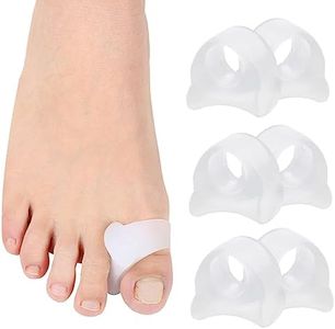 Misorita Toe Separators to Correct Your Toes 12 Pcs, Big Toe Spacers for Overlapping Toes Bunions Hammer Toe Relaxation Restore Toes to Their Original Shape, Toe Straighteners Toe Support