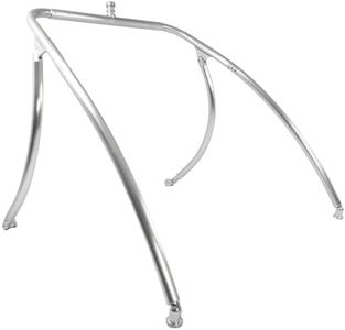 ALMULOO Universal Aluminium Wakeboard Tower Compatible with Most Boats from 62"-103" Wide Slivery Wake Tower Inboard Outboard Motor Boat