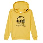 Amazon Brand - Symbol Girls Casual Cotton, Polyester Hooded Sweatshirt (AW21SMBYSWTPO1-704_Yellow 2_13-14 Years)