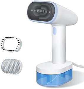 YASHE Steamer for Clothes, 1500W Travel Handheld Steamer, 20s Fast Heat-up, 250ml Large Capacity, Horizontal & Vertical 2 IN 1, Auto-Off, Mini Size, Self-Cleaning, for Home, Office and Travel