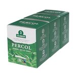 Percol - Colombian Ground Coffee Enveloped Bags (30x8g), Luxury Roast & Ground, Fairtrade, Hand-Picked Arabica Beans, Single Origin, Light Roast, Strength 3, Sustainable, Compostable