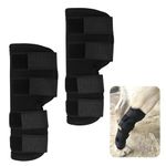 hoeslaw Dog Leg Braces for Rear Leg, Adjustable Dog Leg Sleeve Added Mobility Safety for Active Aging Dogs, Knee Support Straps for Outdoor Adventures Daliy Use Enhanced Stability (L)