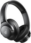 soundcore by Anker Q20i Hybrid Active Noise Cancelling Foldable Headphones, Wireless Over-Ear Bluetooth, 40H Long ANC Playtime, Hi-Res Audio, Big Bass, Customize via an App, Transparency Mode (Black)