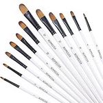 GETHPEN Filbert Paint Brushes Set, 