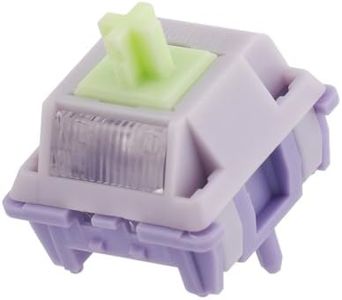 EPOMAKER Wisteria V2 Linear 38gf Keyboard Switches Set, with Light Diffuser, Pre-lubed, 5 Pin Creamy Switch, 35 Pieces for Mechanical Gaming Keyboards