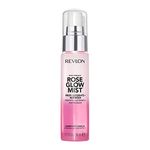 REVLON PhotoReady Rose Glow Face Primer Prep Hydrate Refresh Spray with Sheer Coverage Infused with Nourishing Oils And Super Fruit Complex 1.2 fl. Oz/ 36ml, Mist, 1 Count