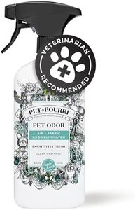 Pet-Pourri Pet Odor Air + Fabric Odor Eliminator Spray, Pawsitively Fresh, 16 Fl Oz
