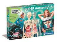 Clementoni- Super Anatomy Augmented Reality Science Kit: Build a Skeleton Model & Explore the Human Body in 3D (8+ Years)