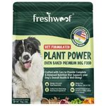 freshwoof Plant Power Veg Dog Food - Usa Vet Formulated, 25+ Superfoods, No Corn, Soy, Or Wheat, Gentle Baked, Human Grade - Adult All Breeds (5Kg), Pellet