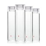 Cello H2O Premium Edition Plastic Bottle, 1 Litre, Set of 4, Clear