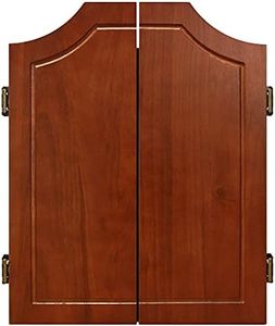 Formula Sports Solid Wood Dartboard Cabinet, Walnut