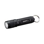 Coast KL10 100 Lumen LED Keychain Light, Black